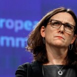 File photo: European Trade Commissioner Cecilia Malmstrom holds a news conference on Commission's proposal for a new methodology for anti-dumping investigations, at the EU Commission headquarters in Brussels, Belgium November 9, 2016.   REUTERS/Yves Herman