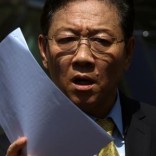 North Korean Ambassador to Malaysia Kang Chol speaks during a news conference at the North Korean embassy in Kuala Lumpur, Malaysia, February 20, 2017. Kang Chol on Monday insisted that the victim of last week's murder at Kuala Lumpur's main airport was not Kim Jong Nam, the estranged half-brother of North Korean leader Kim Jong Un. REUTERS/Athit Perawongmetha