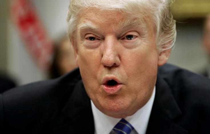 U.S. President Donald Trump speaks during a listening session with the Retail Industry Leaders Association and member company CEOs in the Rosevelt Room of the White House in Washington, U.S., February 15, 2017.      REUTERS/Joshua Roberts