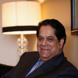 K. V. Kamath, President of New Development Bank, poses for a picture before the start of an interview with Reuters, in New Delhi, India, March 30, 2017. REUTERS/Adnan Abidi