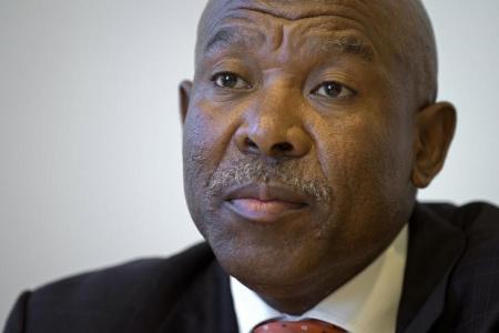 South Africa's central bank governor Lesetja Kganyago poses for a photo in the Manhattan borough of New York, U.S. October 6, 2015.  REUTERS/Carlo Allegri/File Photo
