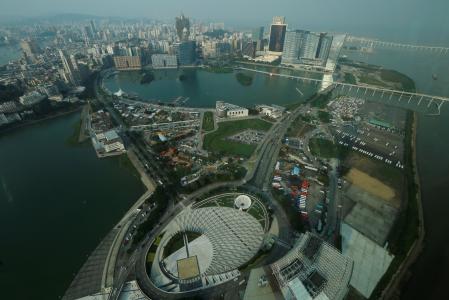 A general view of Macau peninsula, China October 8, 2015. Picture taken October 8, 2015.   REUTERS/Bobby Yip