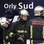 Emergency services arrive at Orly airport southern terminal after a shooting incident near Paris, France March 18, 2017.  REUTERS/Benoit Tessier
