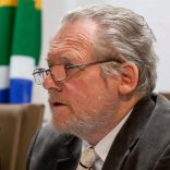 Minister of Trade and Industry, Dr Rob Davies and the Ambassador of Cuba to South Africa, Mr Carlos Fernandez de Cossio signing the amendments to the Agreement between the government of South Africa and the government of Cuba on the Economic Assistance. 
The signing is a follow-up to President Jacob Zuma's 2010 State Visit to Cuba, where he announced an economic assistance package of R350-million to Cuba. The media breafing took place at GCIS, Tshedimosetso House in Pretoria. 26/09/2014.