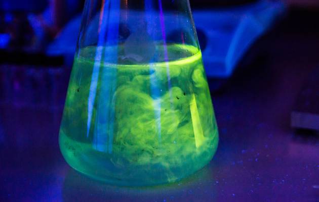Chemicals flask