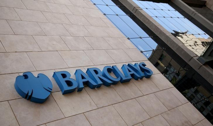 FILE PHOTO: A Barclays logo is pictured outside the Barclays towers in Johannesburg, South Africa, December 16, 2015. REUTERS/Siphiwe Sibeko/File Photo