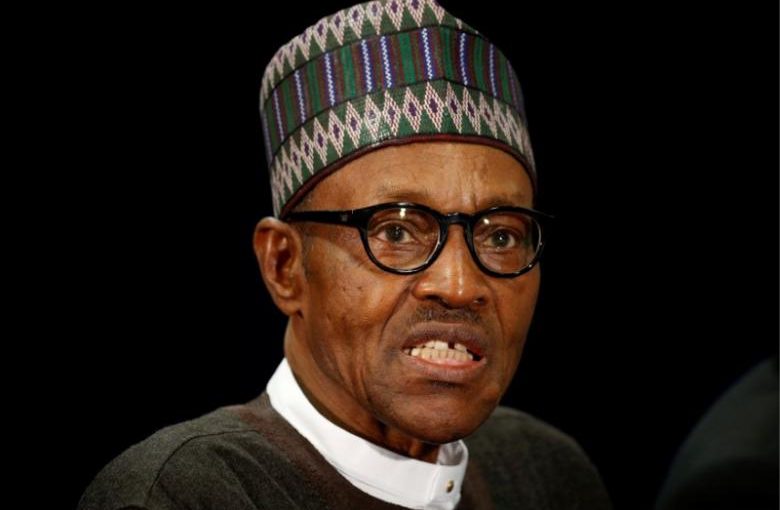 FILE PHOTO: Nigerian President Muhammadu Buhari speaks during his meeting with U.S. President Barack Obama at the United Nations General Assembly September 20, 2016. REUTERS/Kevin Lamarque/File Photo
