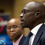 South Africa's Finance Minister Malusi Gigaba attends a news conference in Pretoria, South Africa April 4, 2017. REUTERS/James Oatway