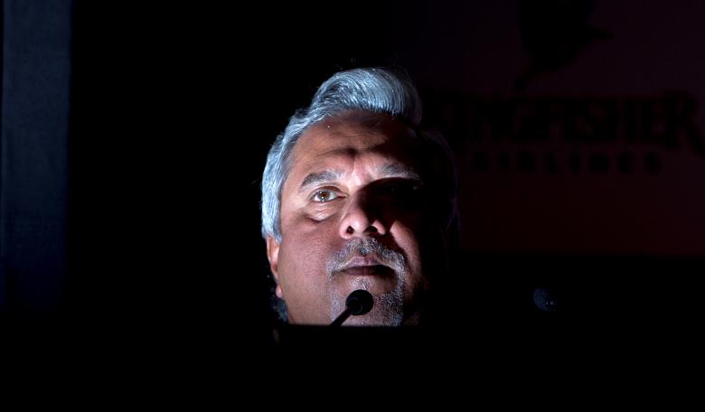 FILE PHOTO: Kingfisher Airlines Chairman Vijay Mallya speaks to the media during a news conference in Mumbai, November 15, 2011.  REUTERS/Vivek Prakash/File Photo