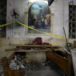The aftermath of an explosion that took place at a Coptic church on Sunday in Tanta, Egypt, April 9, 2017. REUTERS/Mohamed Abd El Ghany