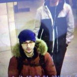 A still image of suspect Akbarzhon Jalilov walking at St Petersburg's metro station. 5th Channel Russia/via Reuters