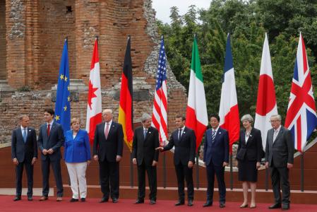 G7 Leaders.
REUTERS/Philippe Wojazer