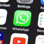 LONDON, ENGLAND - AUGUST 03: The Whatsapp app logo is displayed on an iPhone on August 3, 2016 in London, England.  (Photo by Carl Court/Getty Images)