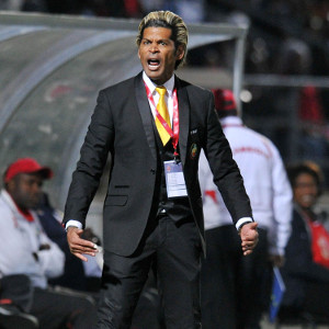 Abel Xavier coach of Mozambique during the 2016 Cosafa Cup Plate Semifinal  match between Namibia and Mozambique at Sam Nujoma Stadium in Windhoek Namibia on 21 June, 2016 ©Muzi Ntombela/BackpagePix