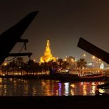 A mosque is seen alone a coastline in Doha, Qatar, June 15, 2017. REUTERS/Naseem Zeitoon