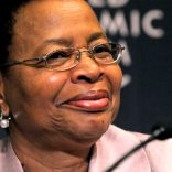 Graça Machel will receive the Diamonds Do Good Global Humanitarian Award from the Diamond Empowerment Fund on June 4 in Las Vegas, Nev. This photo was taken during the World Economic Forum on Africa in Dar es Salaam, Tanzania in May 2010. (Wikimedia Commons)