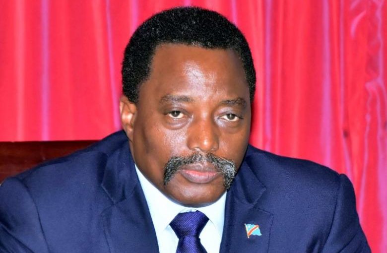FILE PHOTO: Democratic Republic of the Congo's President Joseph Kabila is pictured inside his office at the Palais de la Nation building in Gombe municipality in the capital Kinshasa, Democratic Republic of the Congo April 3, 2017. REUTERS/Kenny Katombe/File Photo