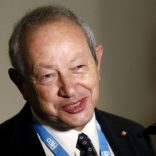 Egyptian billionaire Naguib Sawiris answers journalists' questions during the "Rome 2015 MED, Mediterranean dialogues" forum in Rome, Italy, December 10, 2015. REUTERS/Remo Casilli