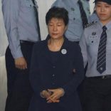 South Korean ousted leader Park Geun-hye arrives at a court in Seoul, South Korea, May 23, 2017.  REUTERS/Kim Hong-Ji