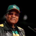 South Africa's President Jacob Zuma looks on as he officially opens the African National Congress 5th National Policy Conference at the Nasrec Expo Centre in Soweto, South Africa, June 30, 2017. REUTERS/Siphiwe Sibeko