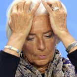 FILE - 17 December 2015: Head of IMF  Christine Lagarde is to stand trial in France for alleged negligence over a multi million payment to businessman Bernard Tapie in 2008 during her time as French Finance Minister. BERLIN, GERMANY - MAY 13:  Managing Director of the International Monetary Fund (IMF) Christine Lagarde listens at a news conference in the German federal Chancellery on May 13, 2014 in Berlin, Germany. World finance, economic and labor leaders met with the German chancellor today, after a weekend upon which she reiterated her stance on the importance of regulation of global finance markets.  (Photo by Adam Berry/Getty Images)