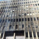 Smoke rises from buildings on the corner of Jeppe and Nugget Road in Johannesburg, South Africa July 5, 2017. Twitter/@ER24EMS via REUTERS