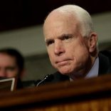 FILE PHOTO: U.S. Senator John McCain (R-AZ) attends the Senate Armed Services Committee hearing on worldwide threats on Capitol Hill in Washington, U.S., on May 23, 2017. REUTERS/Yuri Gripas/File Photo