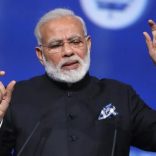 Indian Prime Minister Narendra Modi gestures during a session of the St. Petersburg International Economic Forum (SPIEF), Russia, June 2, 2017. REUTERS/Mikhail Metzel/TASS/Host Photo Agency/Pool