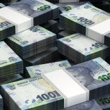 Stack of South African Rand