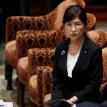 Japan's Defense Minister Tomomi Inada attends a lower house budget committee session at the parliament in Tokyo, Japan July 24, 2017.  REUTERS/Toru Hanai