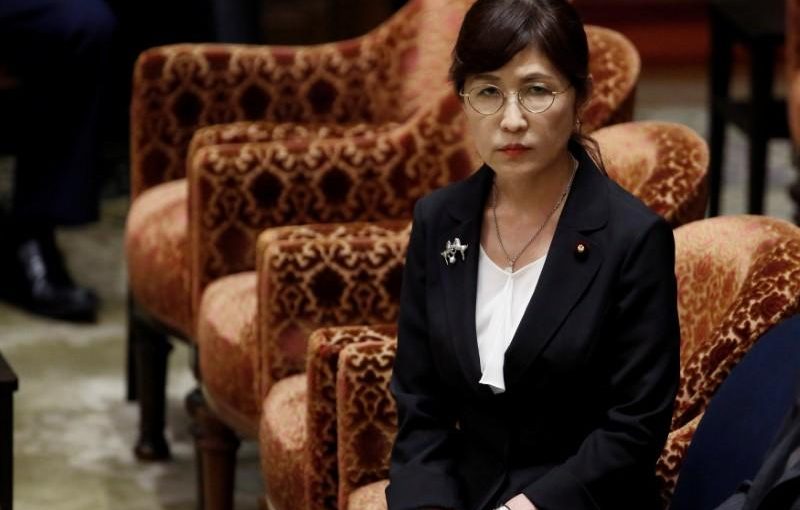 Japan's Defense Minister Tomomi Inada attends a lower house budget committee session at the parliament in Tokyo, Japan July 24, 2017.  REUTERS/Toru Hanai