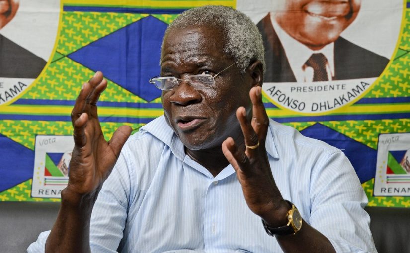 O presidente da Renamo, Afonso Dhlakama, associou em entrevista à Lusa a violência à falta de transparência eleitoral e afirmou que as eleições em Moçambique "serão aceites quando forem justas", 12 de outubro de 2014, Maputo. ANTÓNIO SILVA/LUSA