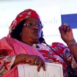 FILE PHOTO: Former President of Malawi Joyce Banda speaks during a conference on women in development programme in Lagos, Nigeria July 28, 2016.REUTERS/Akintunde Akinleye/File Photo