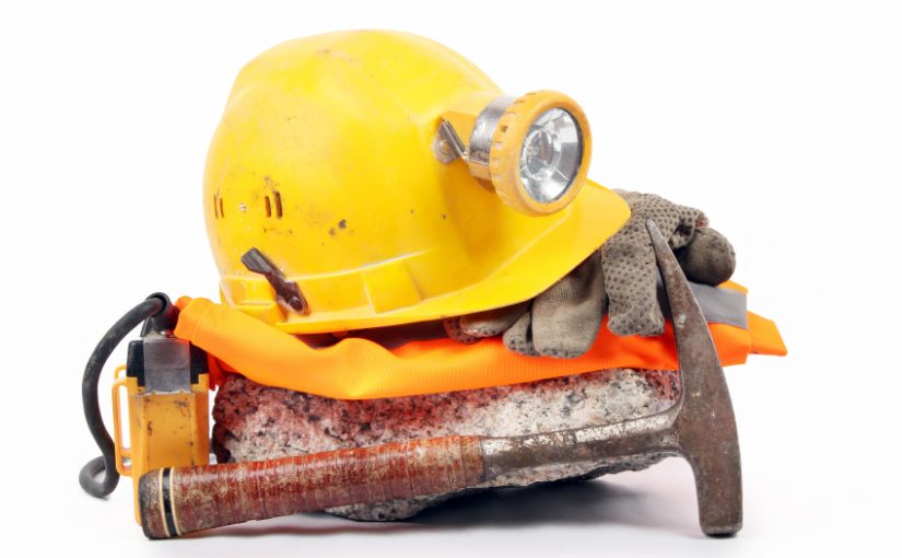 Underground-helmet-and-safety-gear