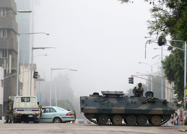 armoured vehicles.harare