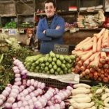 A vegetable vendor waits for customers at the Bab El Oued market in Algiers, file.   REUTERS/Louafi Larbi