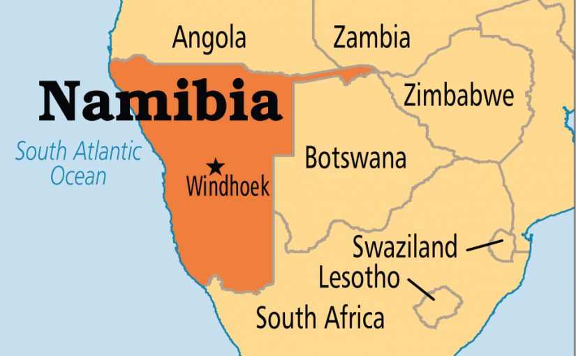 Namibia-map