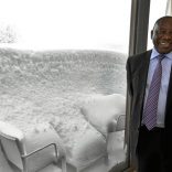 (in the Pic - Deputy President Cyril Ramaphosa is welcomed by Ambassodor Nozipho Mxakato-Diseko on arrival) Deputy President Cyril Ramaphosa arrives in Davos, Switzerland to lead a high-level government, business and labor delegation to the 2018 World Economic Forum Annual meeting scheduled from 23-26/01/2017.22/01/2018, Elmond Jiyane, GCIS