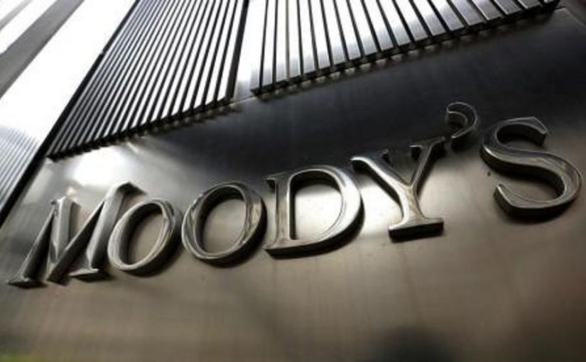 A Moody's sign is displayed on 7 World Trade Center, the company's corporate headquarters in New York, February 6, 2013. REUTERS/Brendan McDermid
