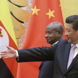 BEIJING, CHINA - MARCH 31:  Ugandan President Yoweri Kaguta Museveni (L) and Chinese President Xi Jinping (R) attend a signing ceremony in the Great Hall of the People on March 31, 2015 in Beijing, China.  (Photo by Feng Li - Pool/Getty Images) *** Local Caption *** Xi Jinping;Yoweri Kaguta Museveni