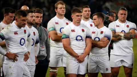 Rugby: England defeat by South Africa marred by a post-match row with ...