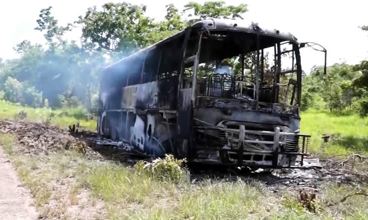 Bus-torched
