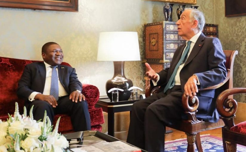 Presidente-Filipe-Nyusi-Marcelo-Rebelo-de-Sousa-Portugal-Moçambique
